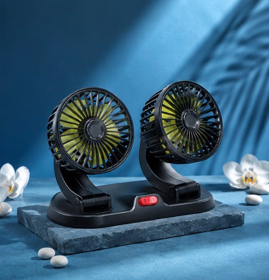 Double Headed Vehicle Fan