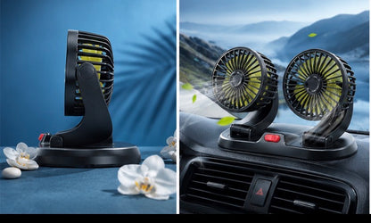 Double Headed Vehicle Fan