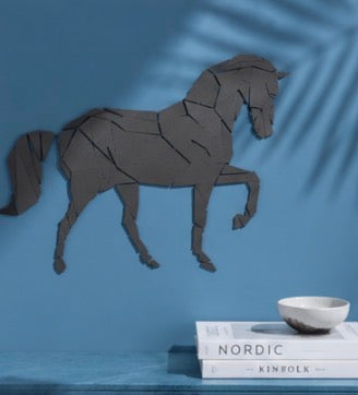 Large Acrylic Horse Mirror Wall Art