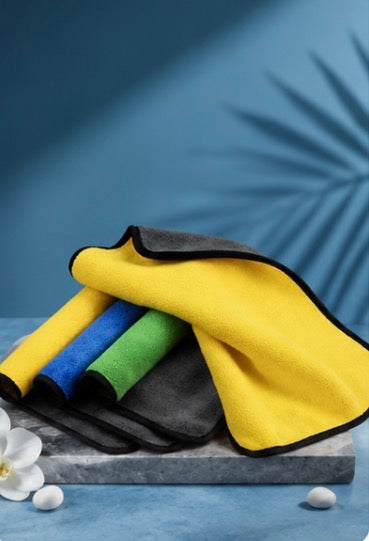 Double-Sided Microfiber Cleaning Cloth Set