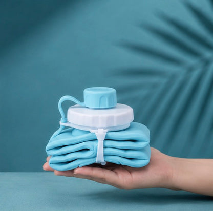 foldable silicone water bottle