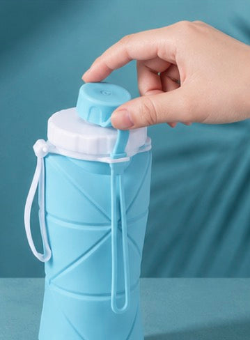 foldable silicone water bottle